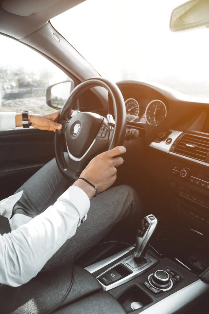 pexels-photo-804130 Close-up of a luxury car's interior while driving in Marrakech, Morocco.
